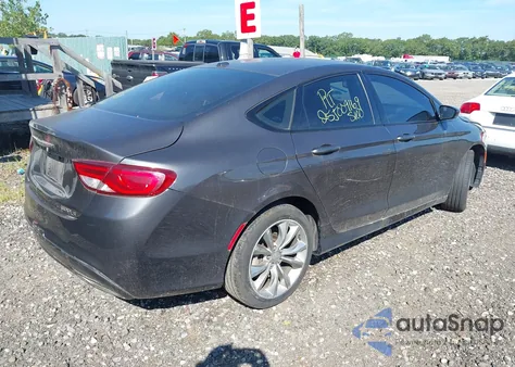2015 Chrysler 200 S from USA, damaged, VIN 1C3CCCDGXFN522714